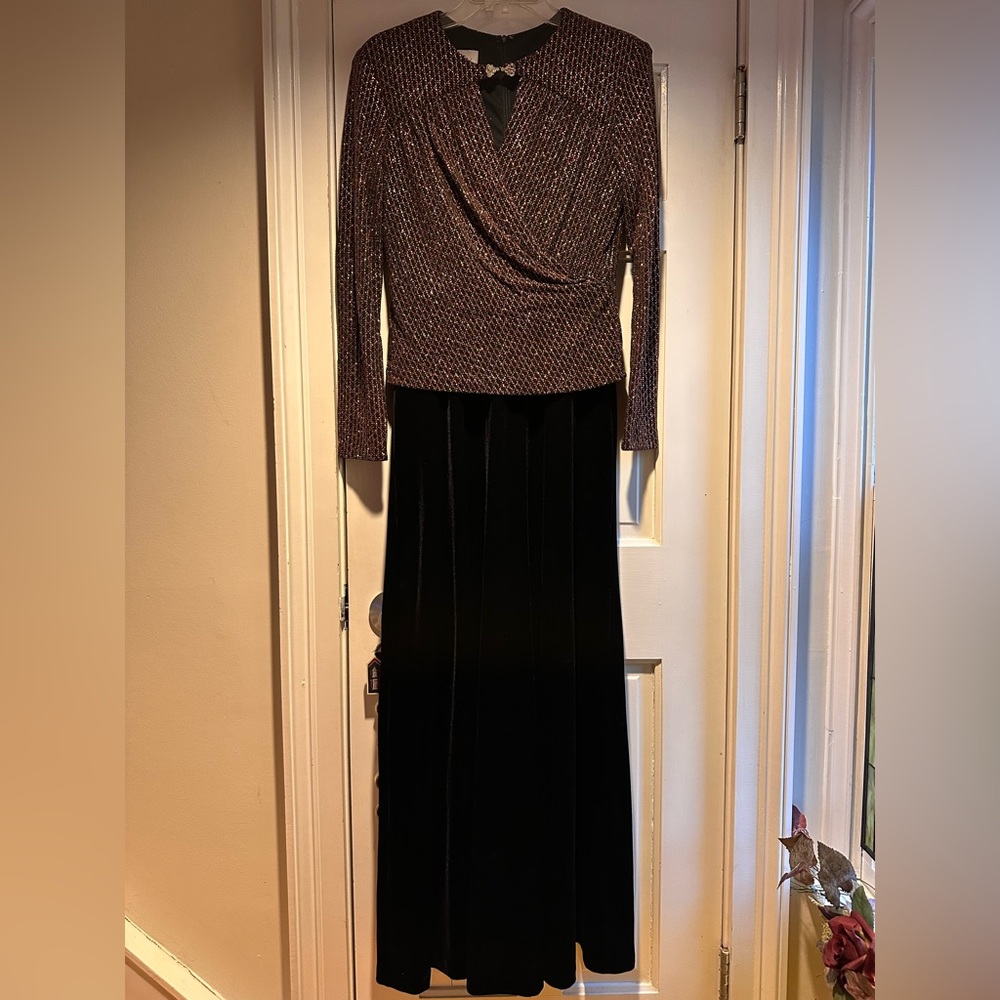 Patra Velvet and Sparkly Gown
